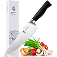 Iron King Cuchillo de Cocina - Acero con Alto Contenido de Carbono - Cuchillo de Chef Afilado - Cuchillo de Chef…